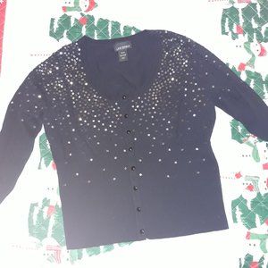 Lane Bryant Sequin Cardigan Sweater